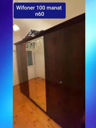 Açılan, 3 qapılı Düz dolab, Qarderob, paltar dolabı