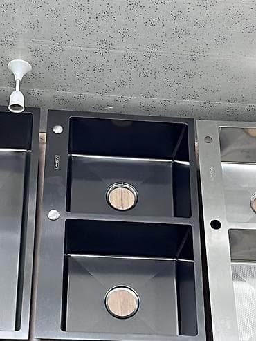 Mətbəx üçün metal lavabolar – müxtəlif ölçü və rənglər - Material — 7