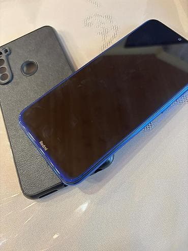telfun satsi: Redmi Note 8, 64 GB, rəng - Göy, Barmaq izi — 1