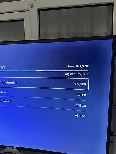 PS2 & PS1 (Sony PlayStation 2 & 1): PlayStation 5 (Disk versiyası) oyun konsolu - Rəng: ağ-qara - Yaddaş — 3