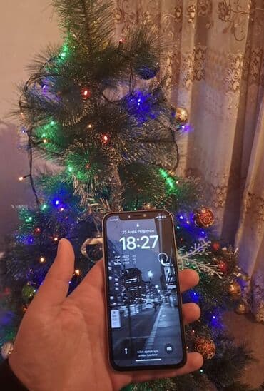 Mobil telefon və aksesuarlar: IPhone X, 64 GB, Gümüşü, Face ID — 2