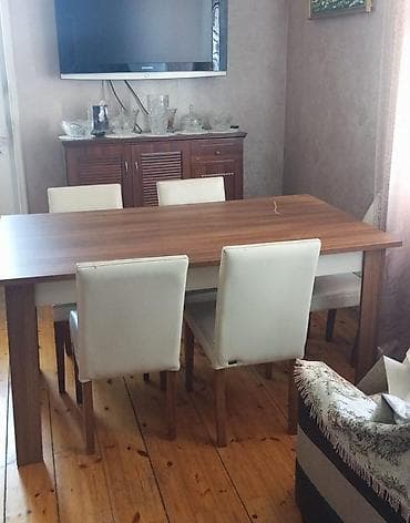 pismenni stol: Qonaq otağı üçün, İşlənmiş, 8 stul — 1
