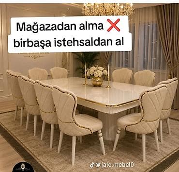 Qonaq otağı üçün, Yeni, Açılmayan, Dördbucaq masa — 1