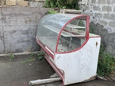 vitrin dolab: Soyuducu vitrin (şirniyyat/ət məhsulları üçün) - Ön hissəsi qövs — 2