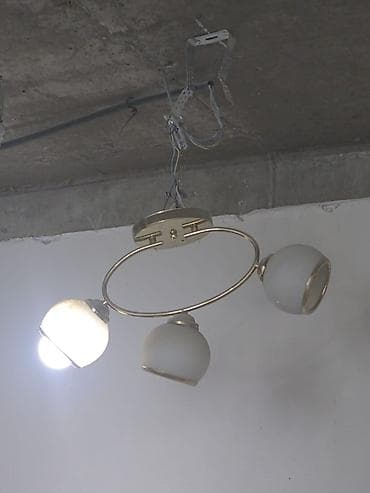 Tekstil: Çılçıraq, 5 lampa, Metal — 4