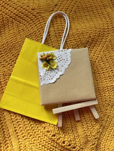 Ev saatları: “Şuşa” mini kətan, molbertlə Əl işi 10x10sm Hazır stokda çoxlu sayda — 3