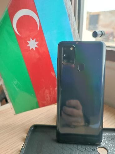 500 manat telefonlar: Samsung Galaxy A21S, 64 GB, rəng - Göy, Sensor, Barmaq izi, İki sim kartlı — 8