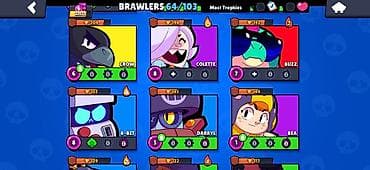 Şəxsi əşyalar: Brawl Stars hesabı - Kuboklar: 22,677 (ən yüksək 22,680), Trophy Road — 9