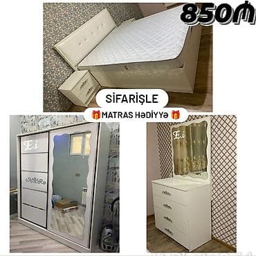 ev al: Yataq otağı dəsti – sifarişlə Qiymət: 850 ₼ Hədiyyə: Matras Dəst — 1