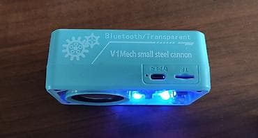 Musiqi mərkəzləri: Mini Bluetooth dinamik – V1 Mech “small steel cannon” - Kompakt — 3