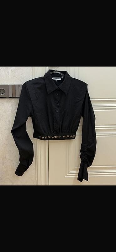 Qadın köynəkləri – 2 model bir yerdə 1) Qara qısa köynək - Klassik — 1