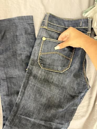 Cinslər: Versace gadın cins şalvarı - Brend: Versace (etiketli) - Material — 3