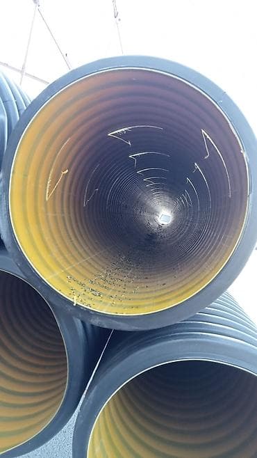 su boruları: Kanalizasiya borusu, Qofralı, Plastik, 100500 mm, Yeni — 6