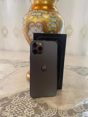 azercell modem satilir: IPhone 12 Pro, 128 GB, Graphite, Zəmanət, Simsiz şarj, Face ID — 1