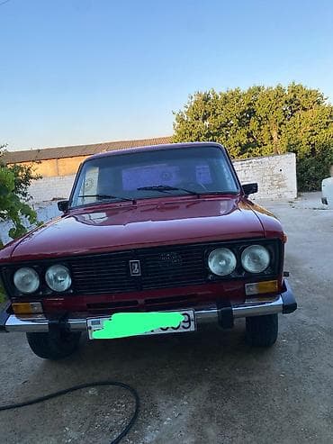 chevrolet arxa stop: VAZ 2106 sedan – qırmızı/maroon rəngdə klassik model - Kuzov: 4 — 6
