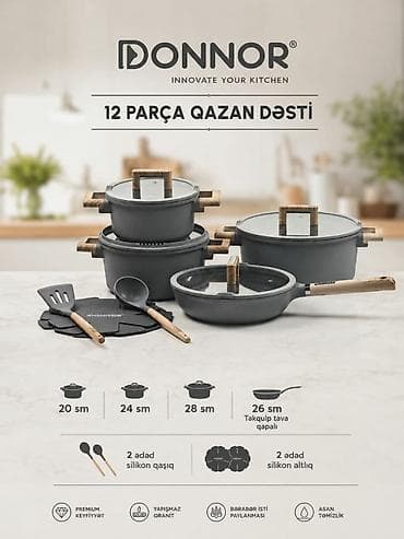 tunc qazan: Qazan, rəng - Qara, Qranit — 2