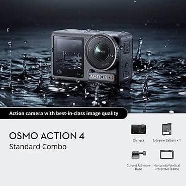 DJI Osmo Action 4 – Standard Combo - Yüksək sinif görüntü lalafo.az -da DJI Osmo Action 4 – Standard Combo - Yüksək sinif görüntü