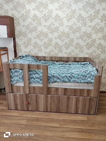 Oğlan və qız üçün, Çarpayı, Bazalı, Matrassız, Siyirməli