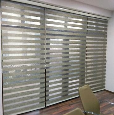 Şamdanlar: Zebra jalüz pərdələr - İkili qatlı zebra sistemi: şəffaf və qapalı — 5