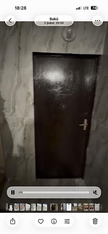 Metall qapı – giriş üçün - Material: qalın metal lövhə, möhkəm karkas