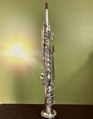 Pianolar: Məhsul: Gümüşü korpuslu soprano saksafon. Xüsusiyyətlər: - Düz — 2