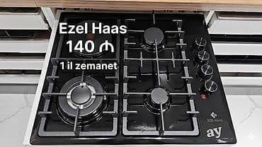 Qaz sobası Stolüstü, 4 gözlü, Yeni