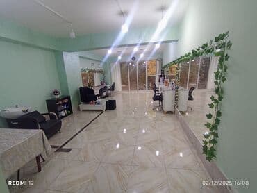 Гаражи: Geniş və işıqlı gözəllik salonu məkanı - Açıq planlı, böyük vitraj — 3