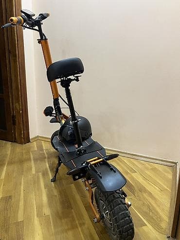 electro gitara: Elektrik skuter – off-road təkərlərlə, oturacaqlı model - Güclü — 4