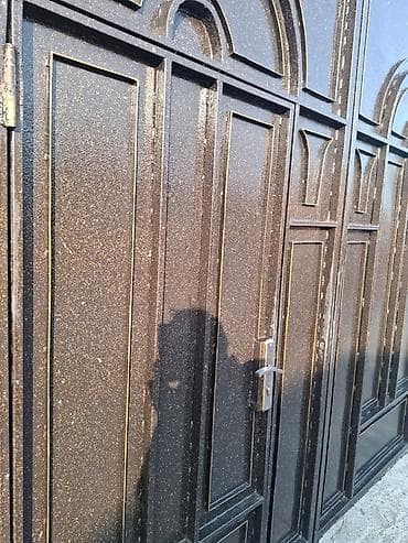 dəmir setkalar: Dəmir Həyət darvazası, Mexaniki, Qapı ilə, rəng - Qara — 4