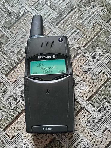 Ericsson T28s mobil telefon Telefon 99 cu ildən bizdədir. Orginal