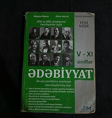 Kitab: Ədəbiyyat – V–XI siniflər Müəlliflər: Mükafat Əliyeva, Gülzar lalafo.az -da Kitab: Ədəbiyyat – V–XI siniflər Müəlliflər: Mükafat Əliyeva, Gülzar