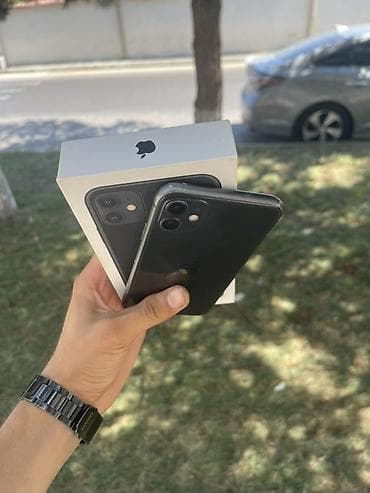 ayfon kreditle: IPhone 11, 128 GB, Qara, Simsiz şarj, Face ID, Sənədlərlə — 4