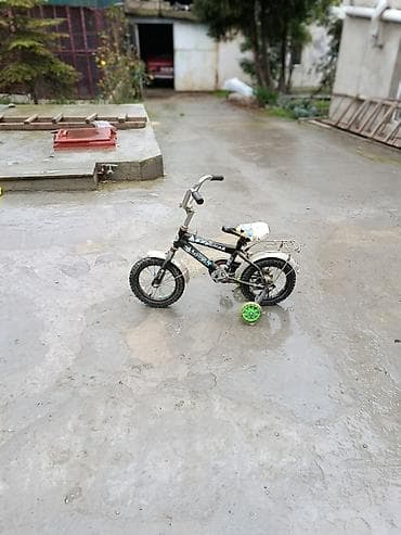 Uşaq velosipedi – kiçik ölçülü, köməkçi təkərlərlə - Təkər ölçüsü