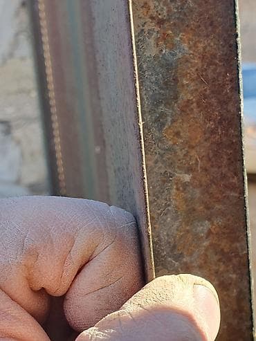 dəmir darvazalar işlənmiş: Dəmir Həyət darvazası, Yana açılan, Mexaniki, Qapı ilə — 5