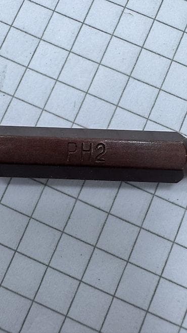 sverlo dəsti: PH2 x 65 mm ikitərəfli ucluq dəsti - Tip: Phillips PH2 ucluq - Ölçü — 3
