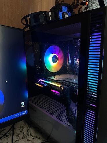 Gaming kompüter + 27" LG monitor intel core I5 10400F cpu MSI