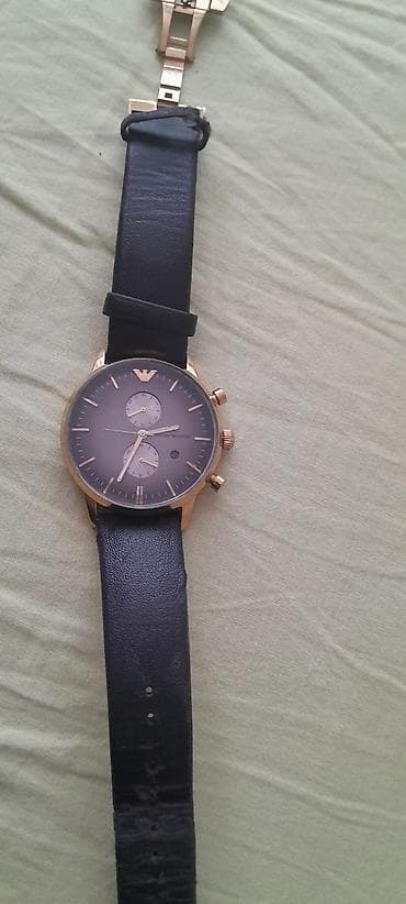 telfonlu saatlar: Emporio Armani kişi qol saat - Korpus: qızılı rəng tonlarında — 3