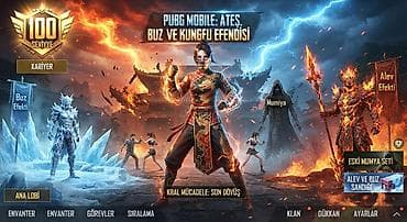 PUBG Mobile: Atəş, Buz və Kungfu Efendisi mövsüm temalı oyun