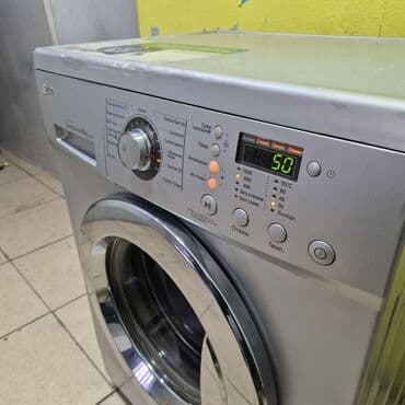 işlənmiş printer: Paltaryuyan maşın LG, 6 kq, İşlənmiş, Avtomat, Qurutma var, Kredit yoxdur, Pulsuz çatdırılma — 3