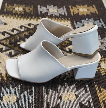 tekstil uşaq şəp şəpləri: Ölçü: 37, rəng - Ağ, Yeni — 2