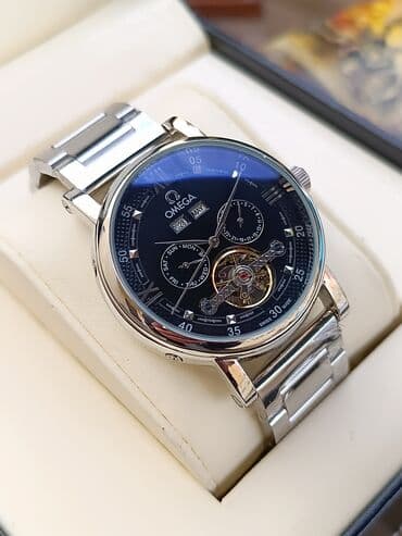 gumus bilerzikler: Yeni, Qol saatı, Omega, rəng - Gümüşü — 1