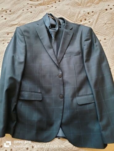 вещи бу купить: Kişi üçlü kostyum dəsti - Brend: MENiNO Men’s Wear - Rəng: tünd göy — 3