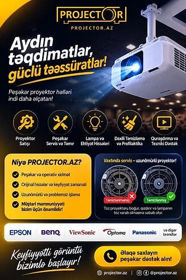 mini proektor: PROJECTOR.AZ – Proyektor satışı və peşəkar servis Peşəkar proyektor — 3