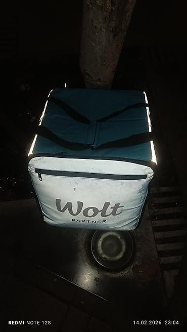 Termo izotermal çatdırılma çantası - Rəng: firuzə mavi, qara — 4