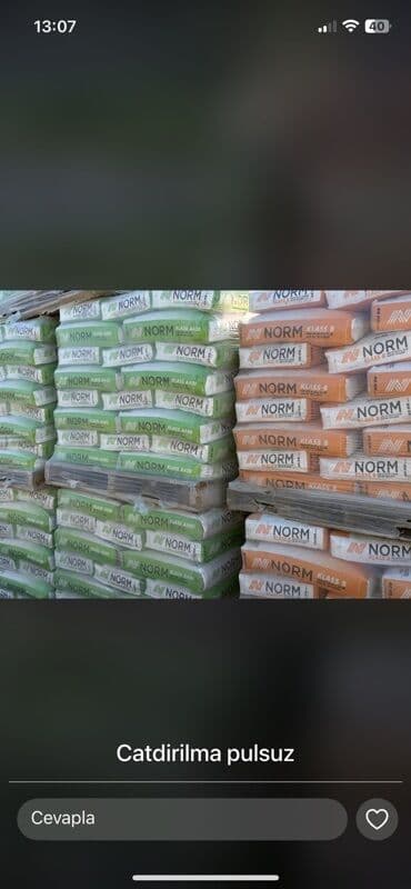 norm sement satışı: Norm Sement, M-400, B-klass, Pulsuz çatdırılma — 1