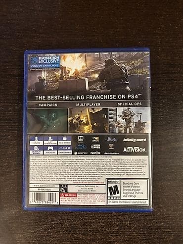 PS4 (Sony PlayStation 4): Məhsul: PS4 oyunu – Call of Duty: Modern Warfare (Blu‑ray disk) — 3