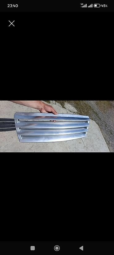 kompressor mercedes: Mersedes çeşqa Avtomobil üçün ön abirsofka barmaqlığı - Material — 1