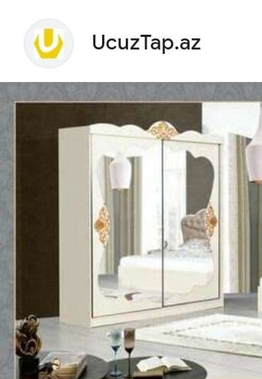 işlenmiş kravat: İkinəfərlik çarpayı, Dolab, Termo, 2 tumba, İşlənmiş — 1