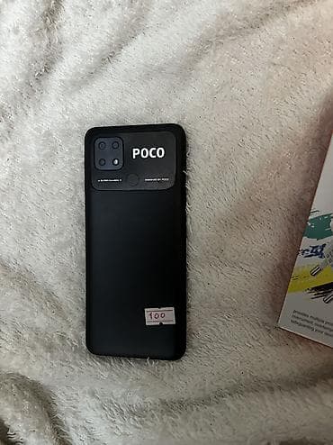 yeni modem: Poco C40, 64 GB, rəng - Qara, Sensor, Face ID — 3