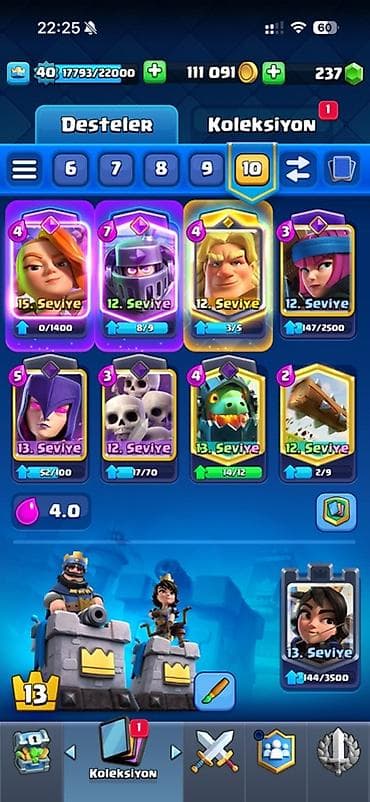 sep sekilleri: Clash Royale hesabı – yüksək səviyyəli, oyuna hazır profil - Kral — 4